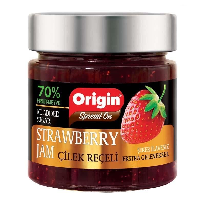 ŞEKER İLAVESİZ ÇİLEK REÇELİ 300 GR