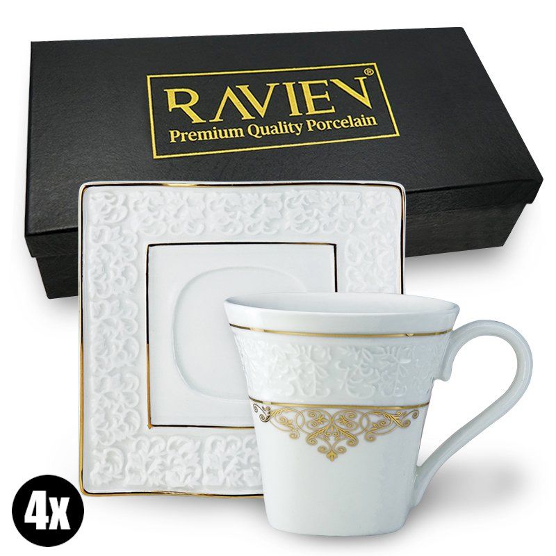 RAVIEN ZURİH ART PORSELEN TAKIM 4'LÜ