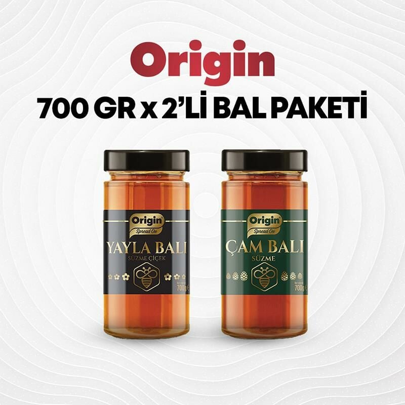 ORİGİN 700 GR X 2'Lİ BAL PAKETİ