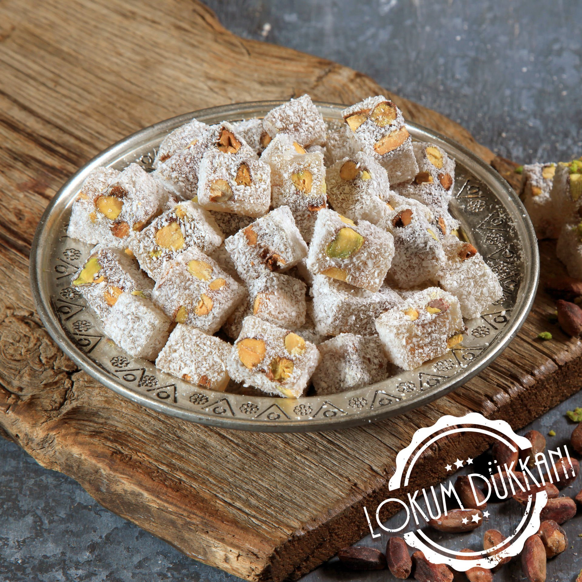 ANTEP FISTIKLI ÇİFTE KAVRULMUŞ LOKUM 500 gr
