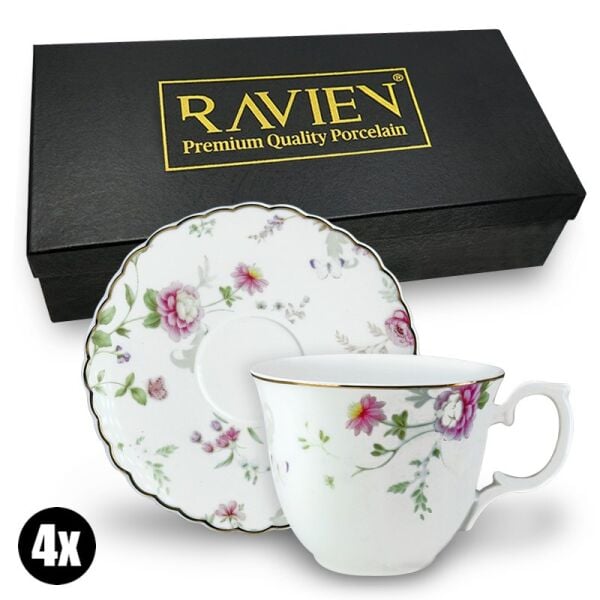 Ravien Valencia Art Porselen Takımı 4'lü