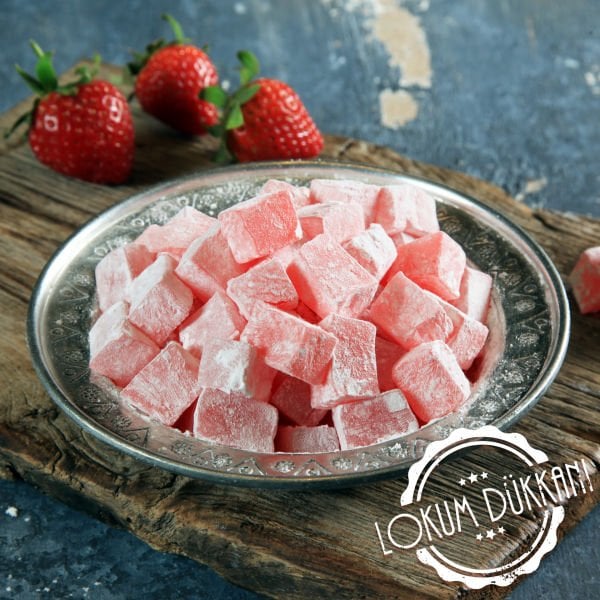 ÇİLEK AROMALI DÖKME LOKUM