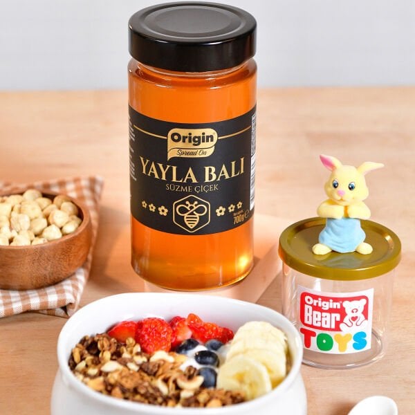 Origin Yayla Süzme Çiçek Balı Oyuncak Hediyeli 700 G