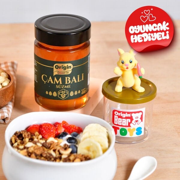 Origin Süzme Çam Balı Oyuncak Hediyeli 450 G