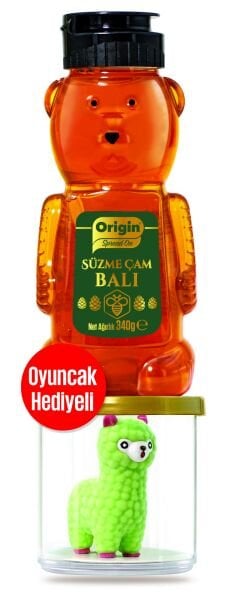 Origin Ayıcık Süzme Çam Balı Oyuncak Hediyeli 340 G