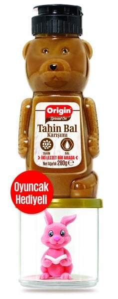 Origin Ayıcık Tahin Bal Karışımı Oyuncak Hediyeli 280 G