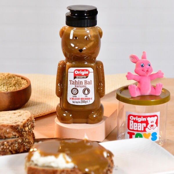 Origin Ayıcık Tahin Bal Karışımı Oyuncak Hediyeli 280 G