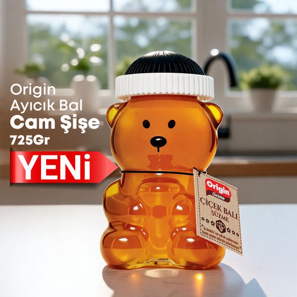 Origin Cam Ayıcık Yayla Süzme Çiçek Balı 725 G